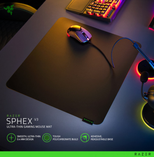 레이저, 울트라 씬 게이밍 마우스 패드 'Razer Sphex V3' 출시 < 경제/산업/금융/제조 < 뉴스 < 기사본문 - 포커스경제